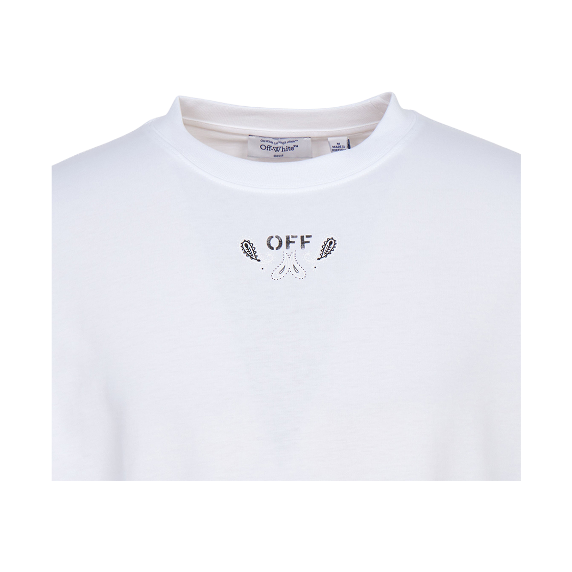 [15% 쿠폰] 오프화이트 반다나 애로우 스케이트 숏 티셔츠 화이트([15% 쿠폰] Off-White Bandana Arrow Skate Short Sleeve T-Shirt White) - 4