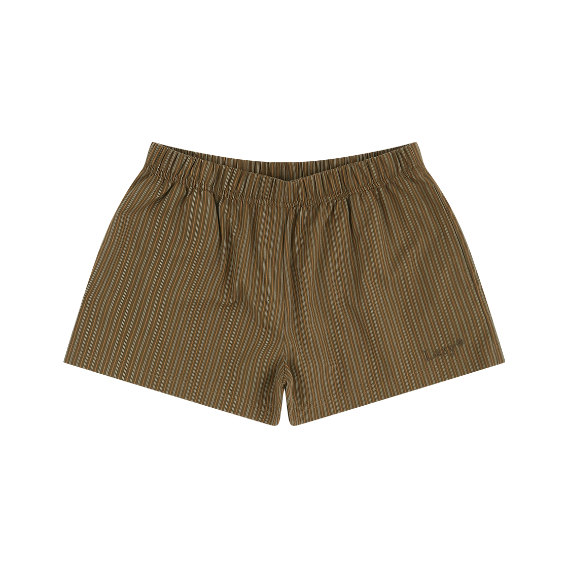 레이지지 쏠트 앤 썬 스트라이프 쇼츠 브라운(LAZYZ Salt And Sun Stripe Shorts - Brown)