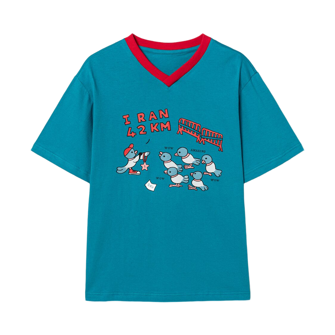 알렉스 조노 러닝 팀 티셔츠 블루(Alex Zono Running Team T-Shirt Blue)