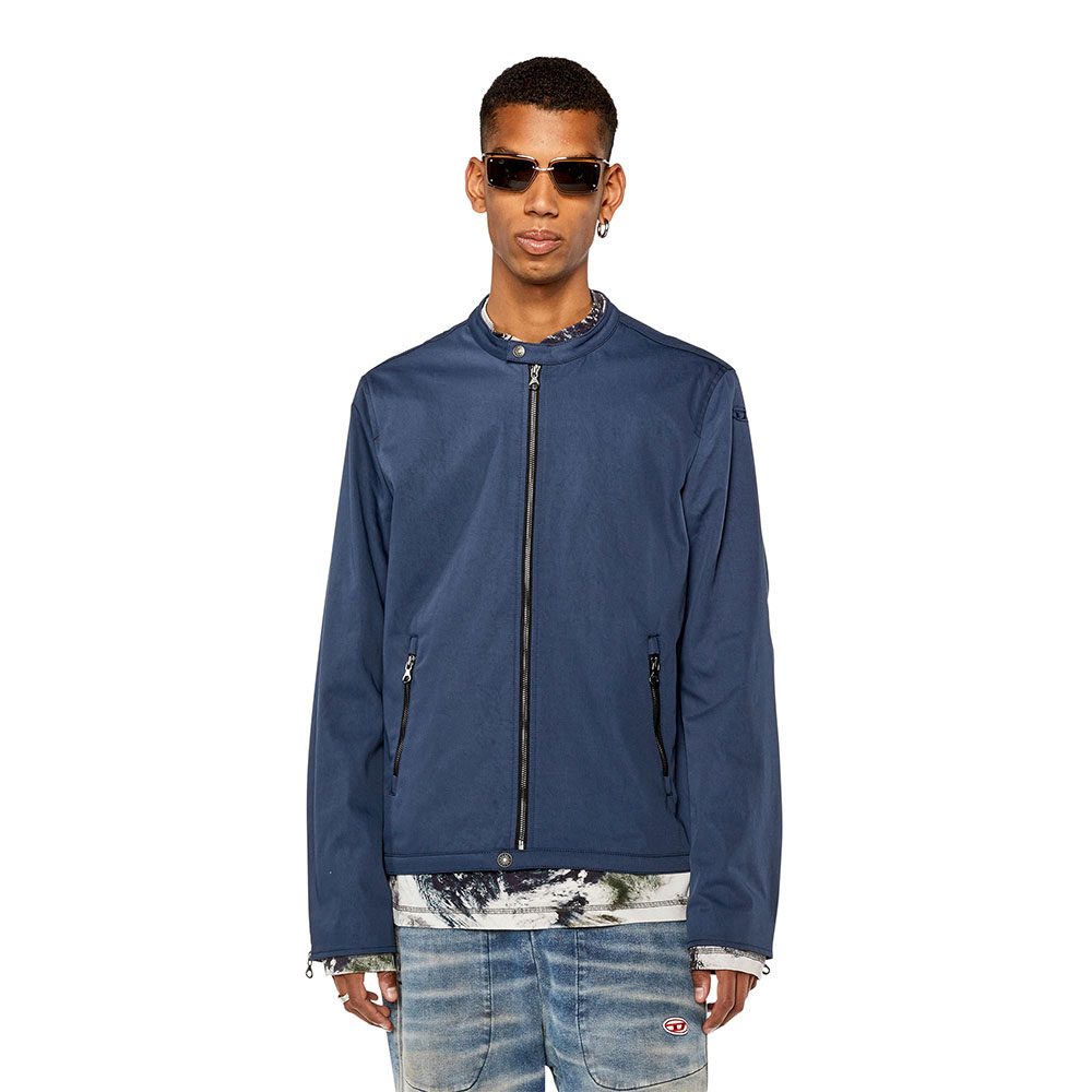 Diesel J-Glory Nylon Jacket Navy 착용 스타일 - 1