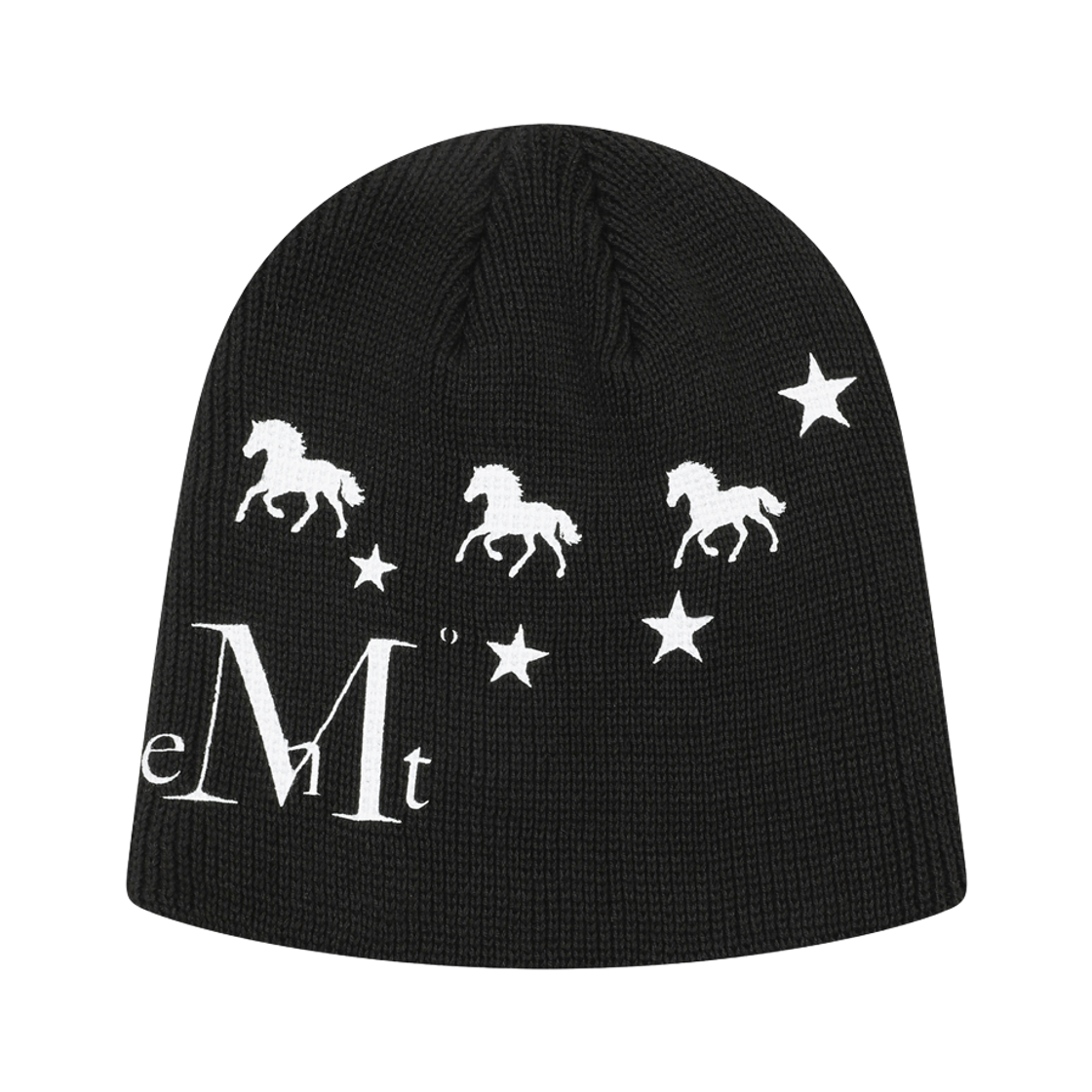 무센트 로칸 포니 비니 남녀공용 블랙(MUCENT Rokan Pony Beanie Unisex Black)