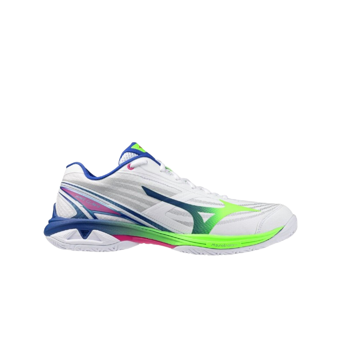 71GA264301 Mizuno Wave Claw 4 White Purple - Mizuno Direct Store Exclusive