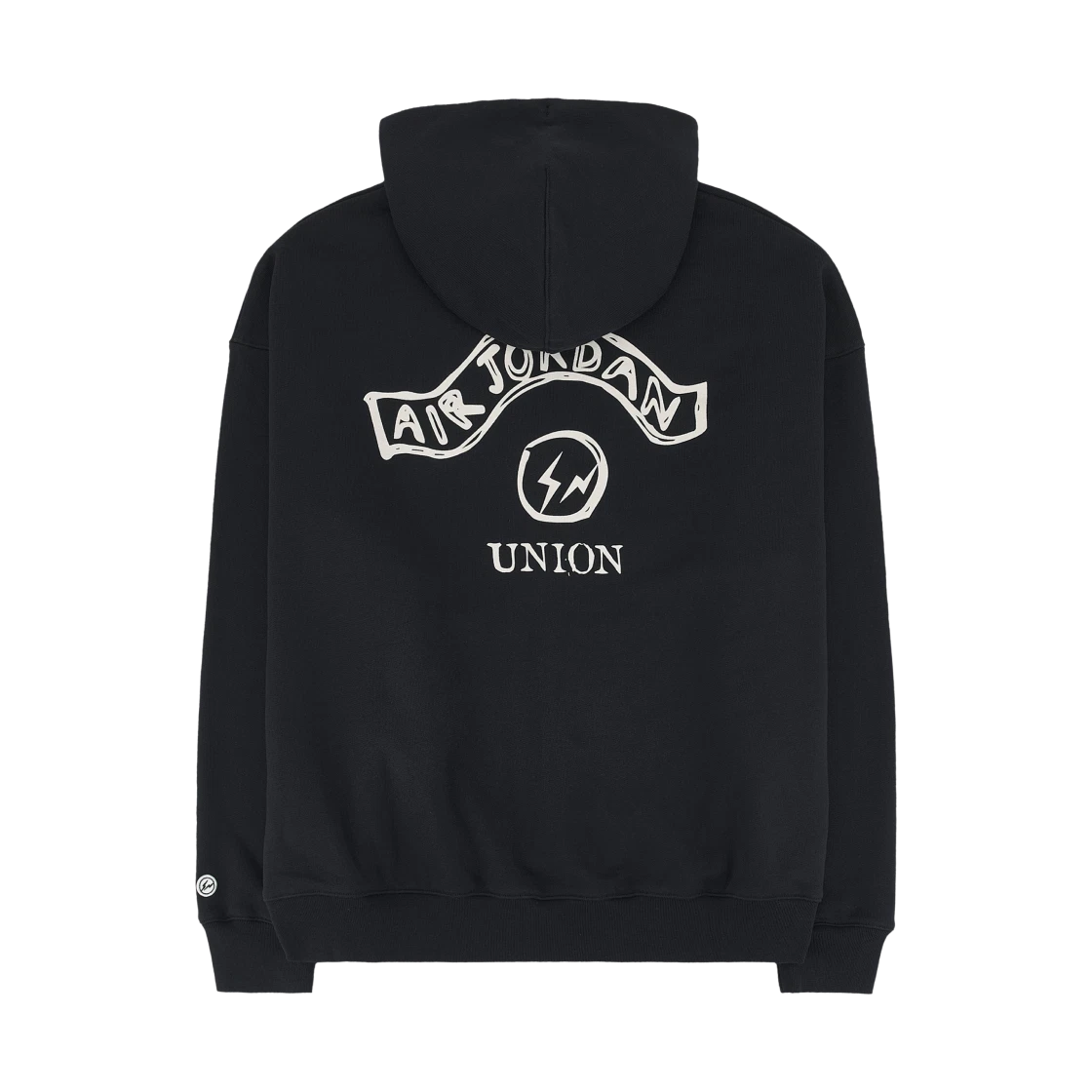 Jordan Jordan x Union x Fragment Front Zip Hoodie Black Sail - Asia · M