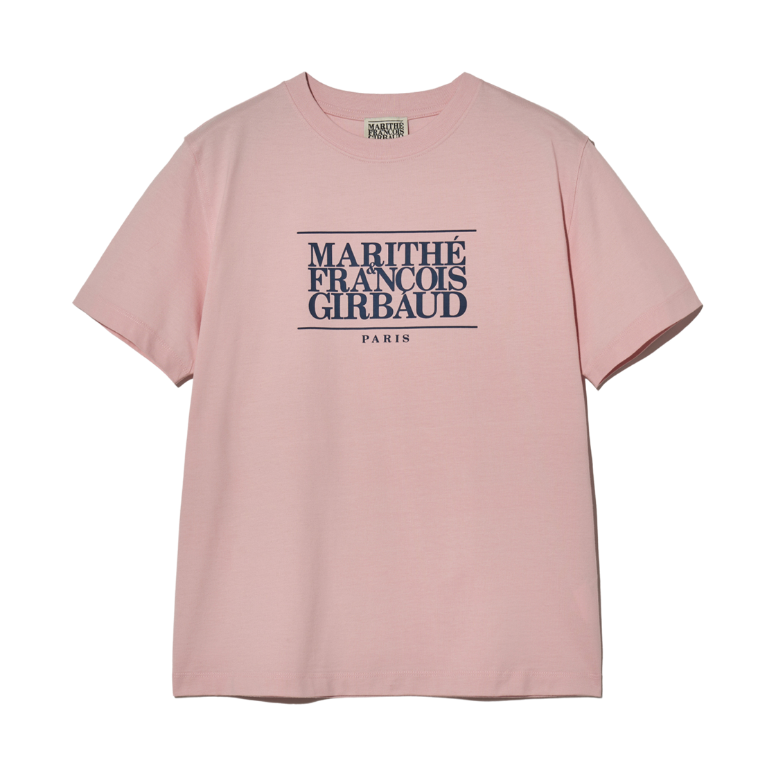 - Marithe Francois Girbaud Classic Logo T-Shirt Light Pink