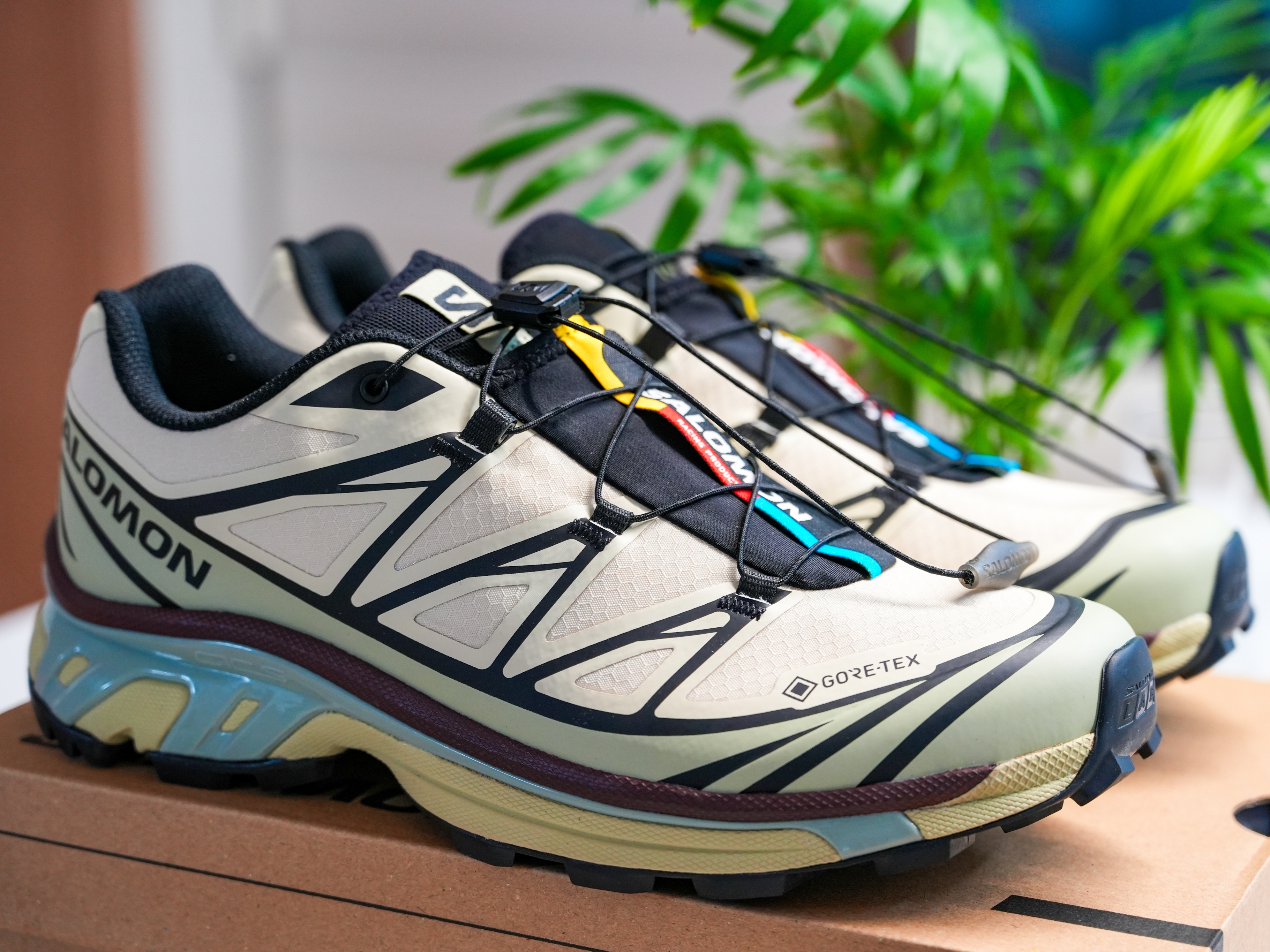 Salomon XT-6 GTX Asparagus Green Tea 착용 스타일 - 4