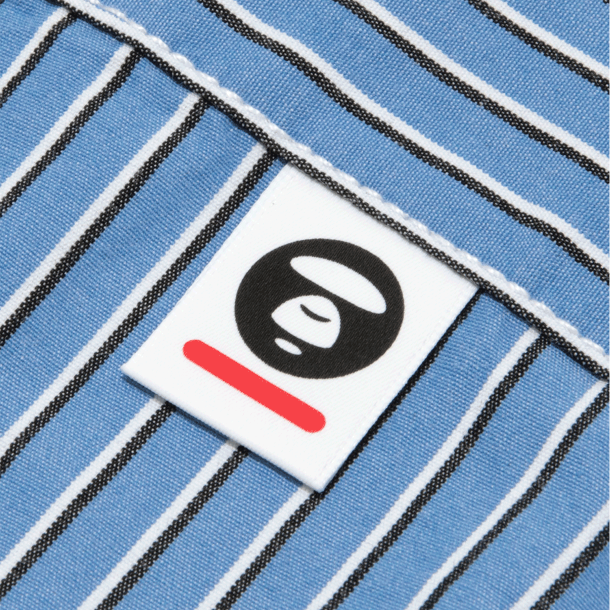 에이프 나우 쇼트 슬리브 셔츠 블루 - 26SS(AAPE Now Short Sleeve Shirt Blue - 26SS) - 5