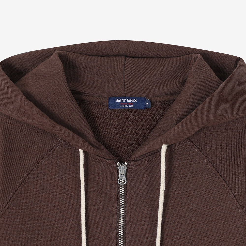 세인트제임스 봉봉 쁘띠 후드 집업 브라운(Saint James Bon Bon Petit Hoodie Zip-Up BRW) - 3