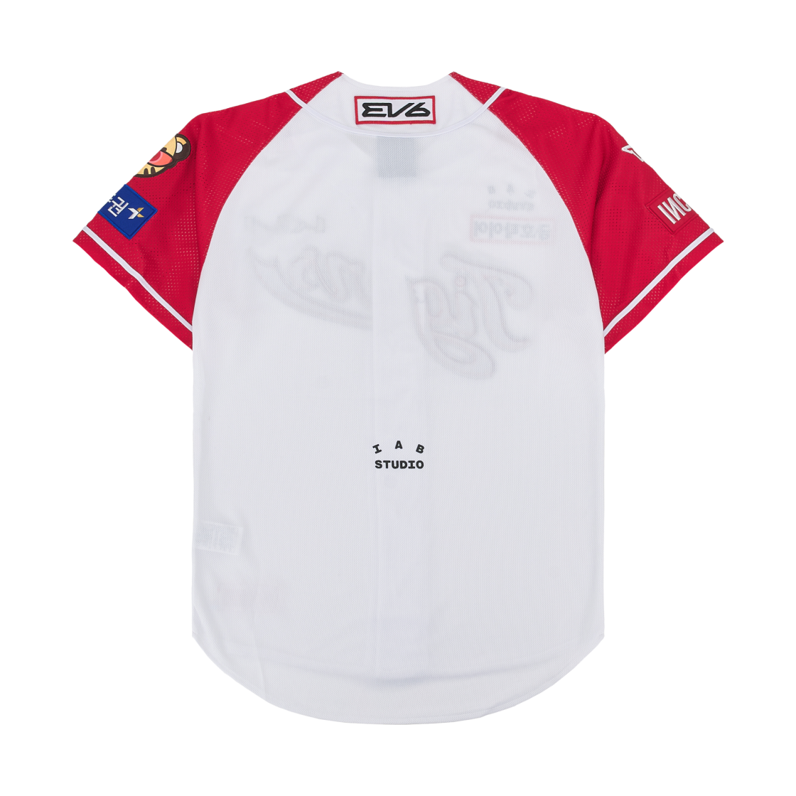 기아 타이거즈 x 아이앱 스튜디오 24 어센틱 핫 서머 유니폼 화이트 레드 (논 마킹 버전)(Kia Tigers x IAB Studio 24 Authentic Hot Summer Uniform White Red (Non Marking Ver.)) - 2