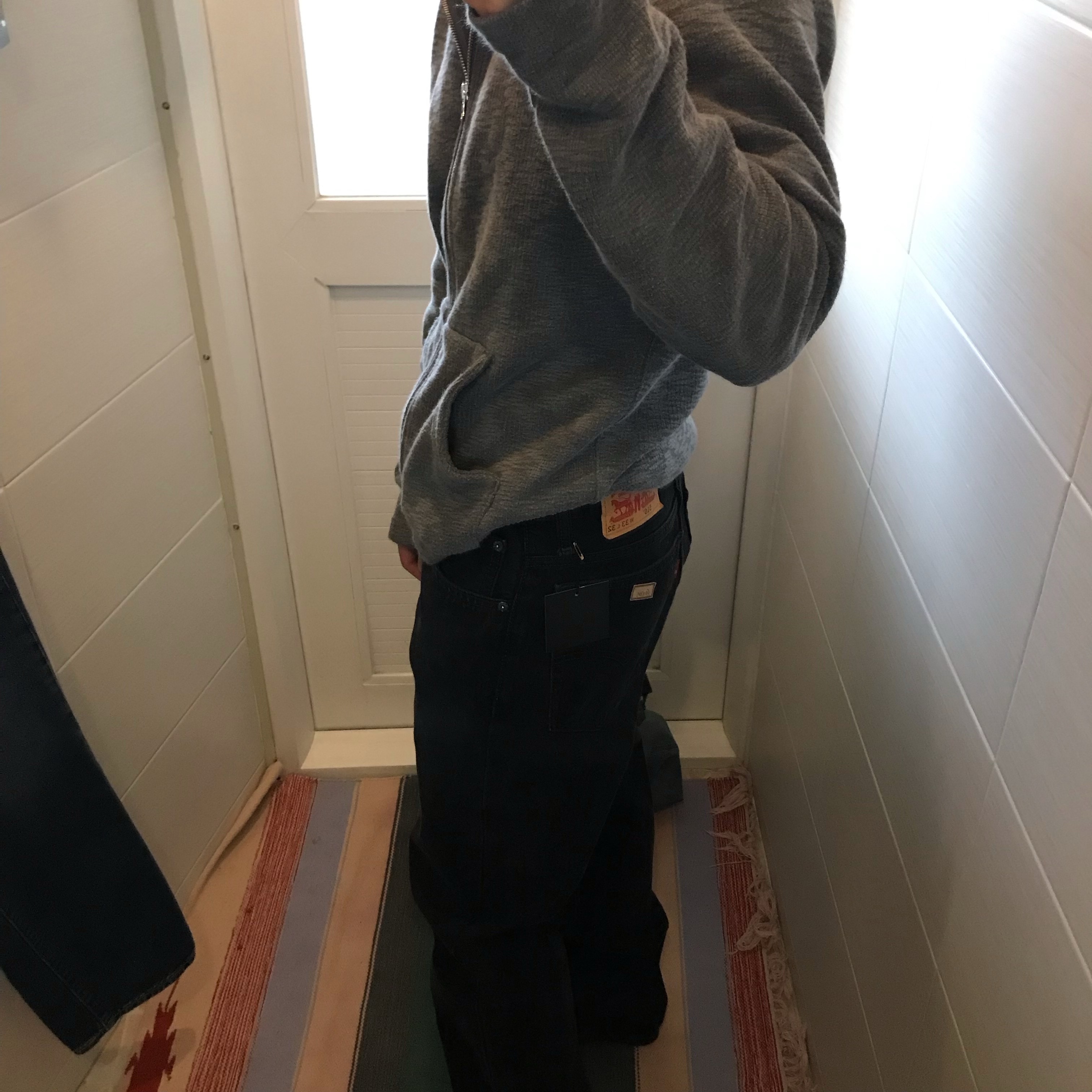 Adidas Stan Smith Decon Core Black 착용 스타일 - 1