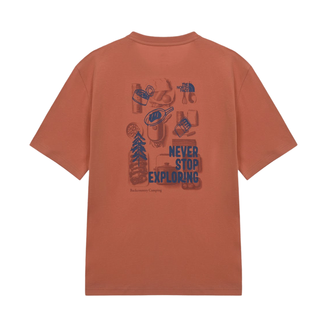 NT7US23D The North Face Daycamper S/S R/T-Shirt Dark Orange - 26SS