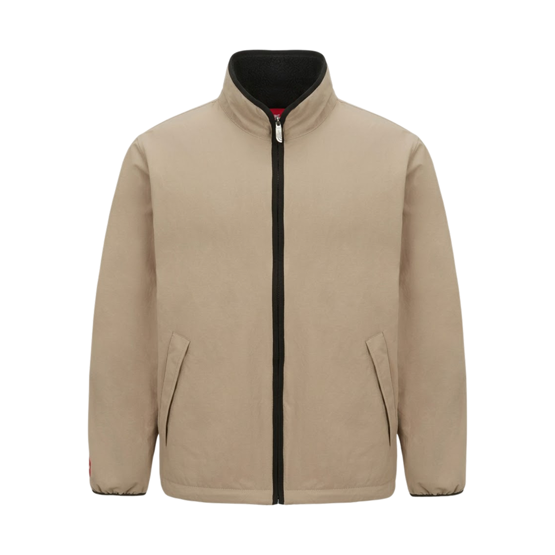 NJ4FS29A The North Face M TNF Red Box Reversible Fleece Jacket Light Beige - 26SS