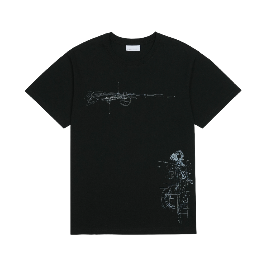 산산기어 레조니언 티셔츠 블랙(Sansan Gear Resonian T-Shirt Black)