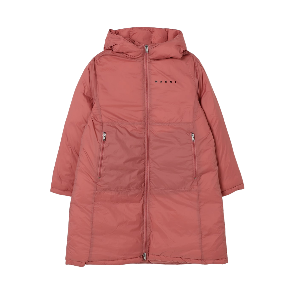 (키즈) 마르니 로고 패딩 자켓 핑크((Kids) Marni Logo Padded Jacket Pink) - 1