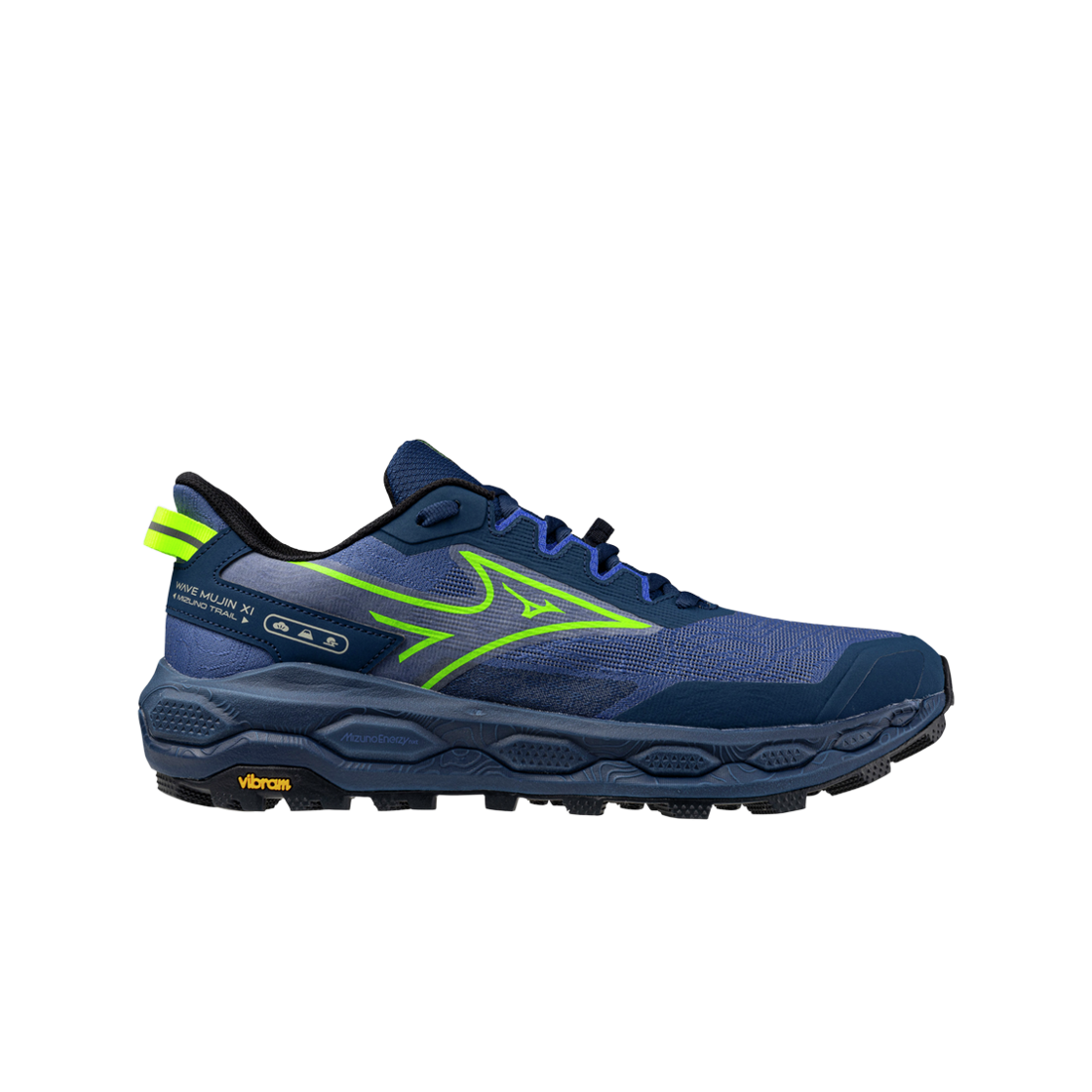 J1GJ257051 Mizuno Wave Mujin 11 Dazzling Blue Lightning Yellow