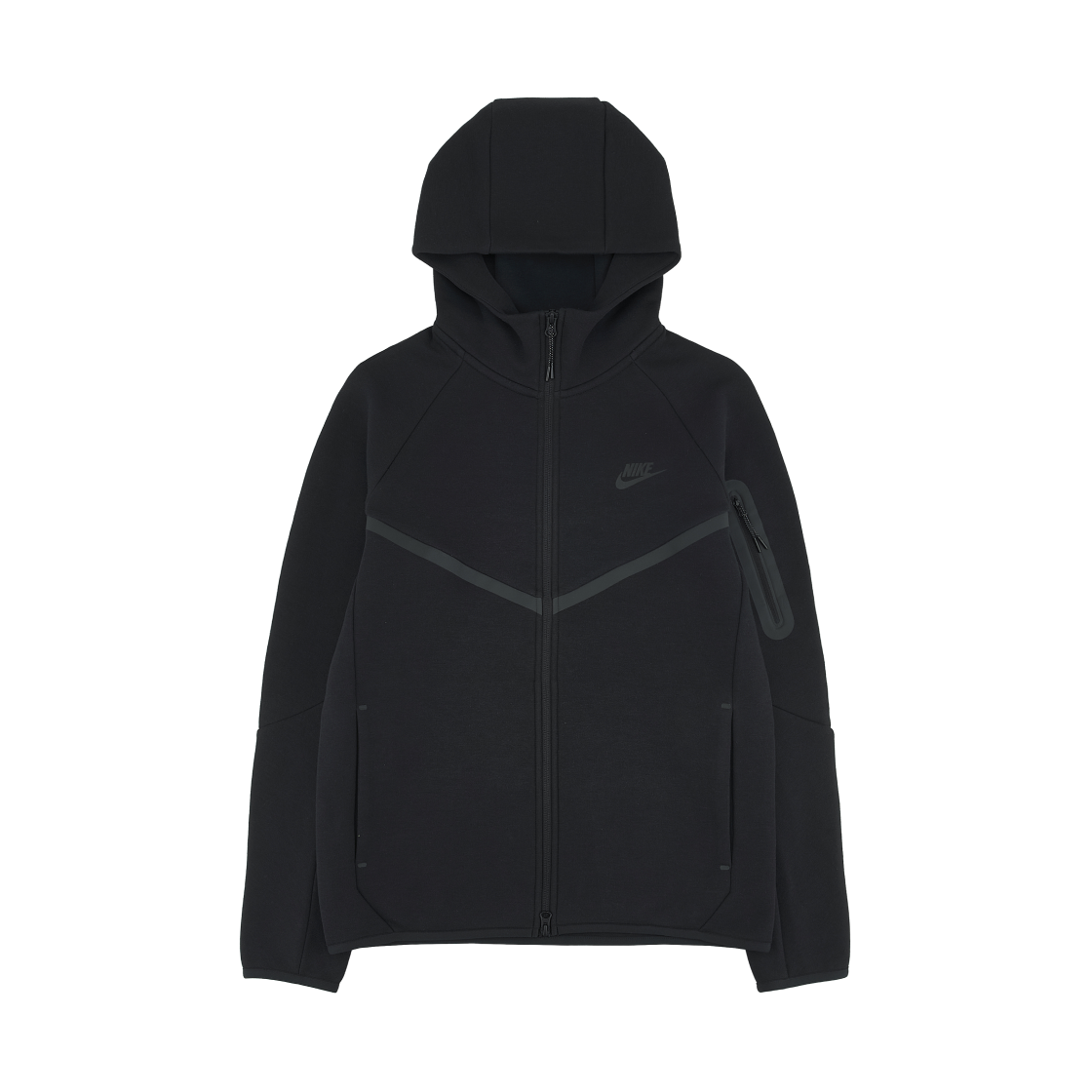 나이키 테크 플리스 윈드러너 풀 집 자켓 블랙 - 아시아(Nike Tech Fleece Windrunner Full Zip Jacket Black - Asia)