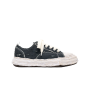 Maison Mihara Yasuhiro Peterson23 OG Sole Ripped Overdye Canvas Low-Top Sneakers Black
