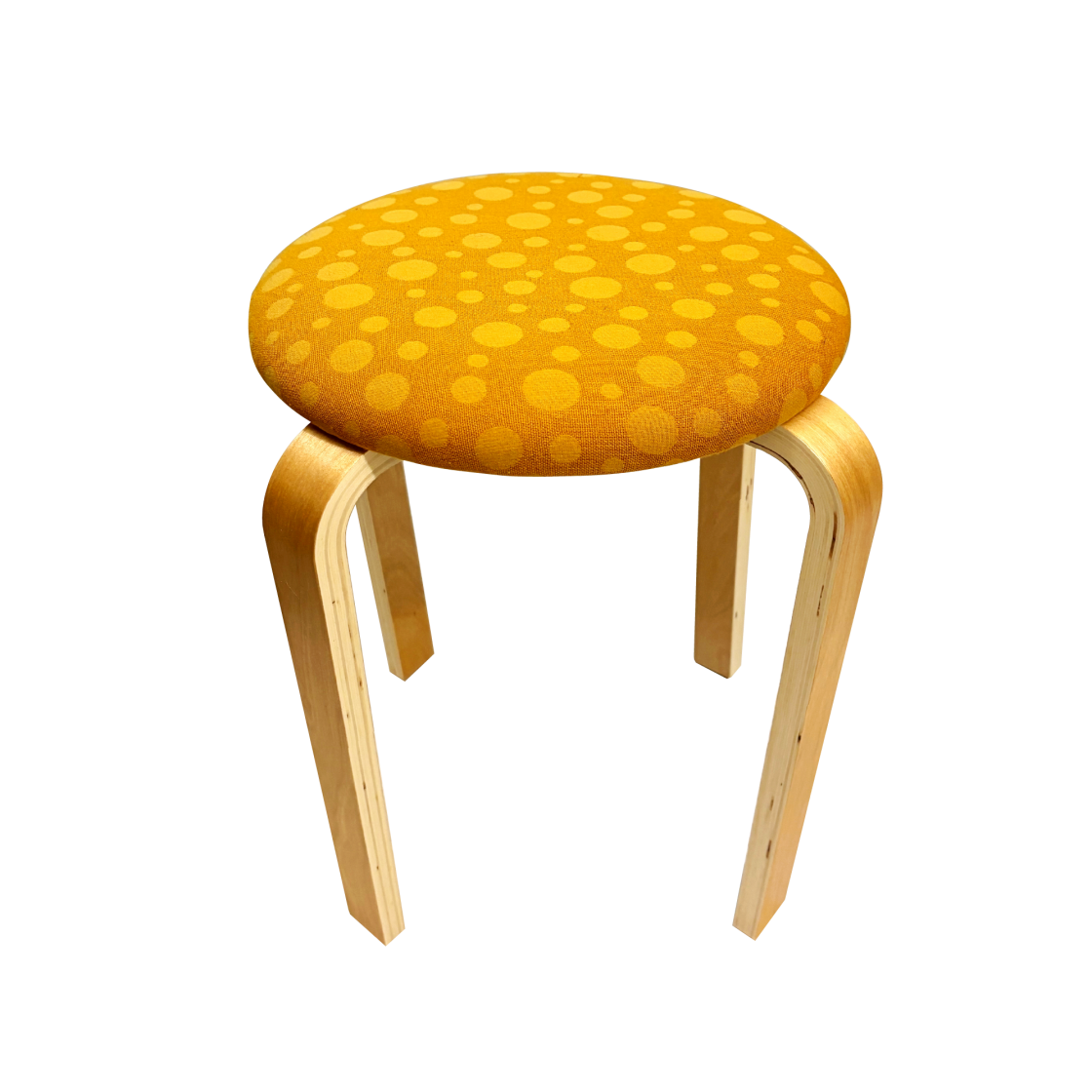 유라이크왓 머스타드 도트 스툴(you like what Mustard dot stool)