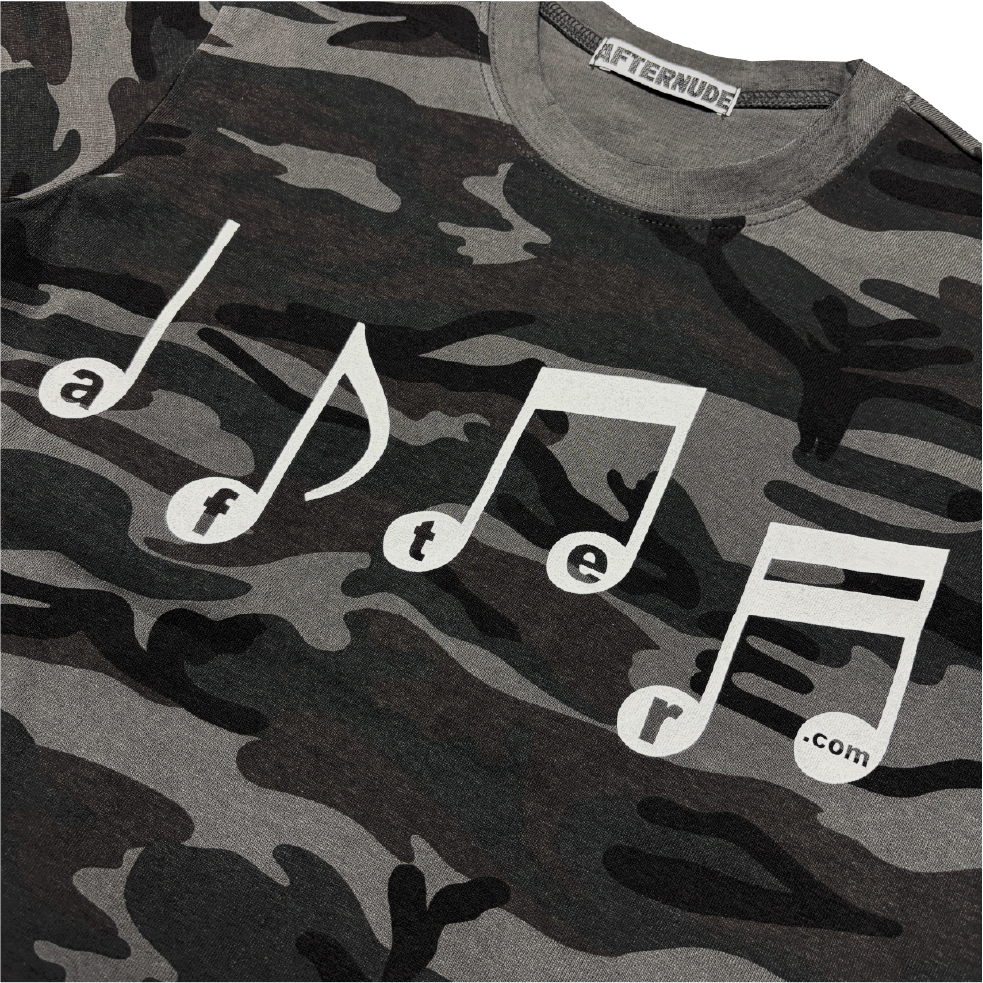 에프터누드 뮤직 노트 티 차콜(Afternude Music Note Tee Charcoal) - 3