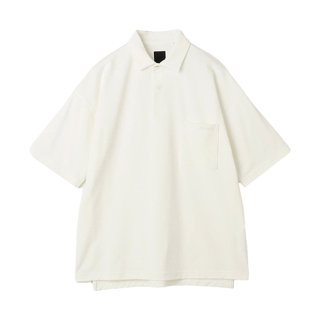 미즈노 안티 스웨트 폴로 셔츠 마쉬멜로우 화이트(Mizuno Anti Sweat Polo Shirt Marshmallow White) - 1