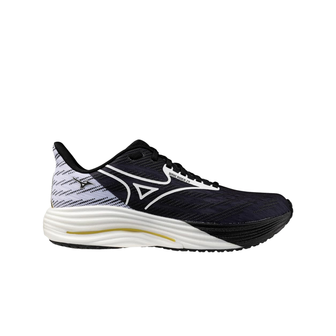 미즈노 웨이브 라이더 29 블랙 화이트(Mizuno Wave Rider 29 Black White) - 1