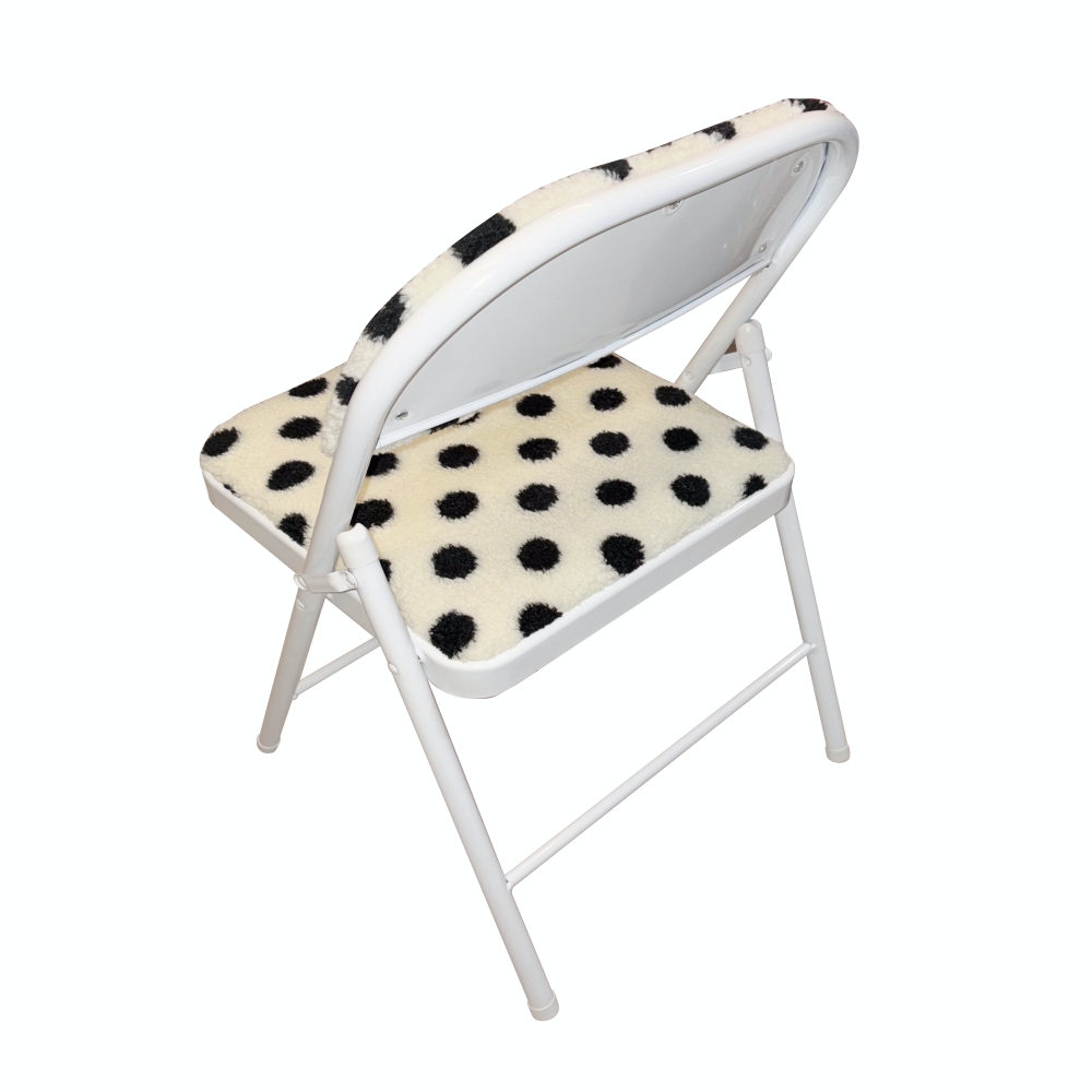 유라이크왓 덤블 도트 폴딩체어 (화이트)(you like what Dumble dot folding chair (white)) - 3