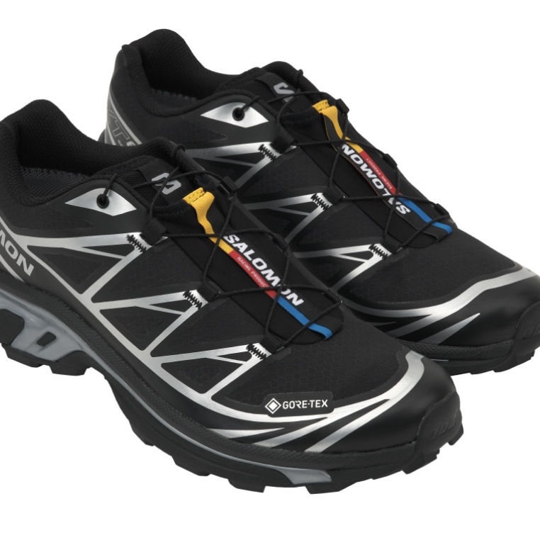 Salomon XT-6 GTX Black Silver 착용 스타일 - 2