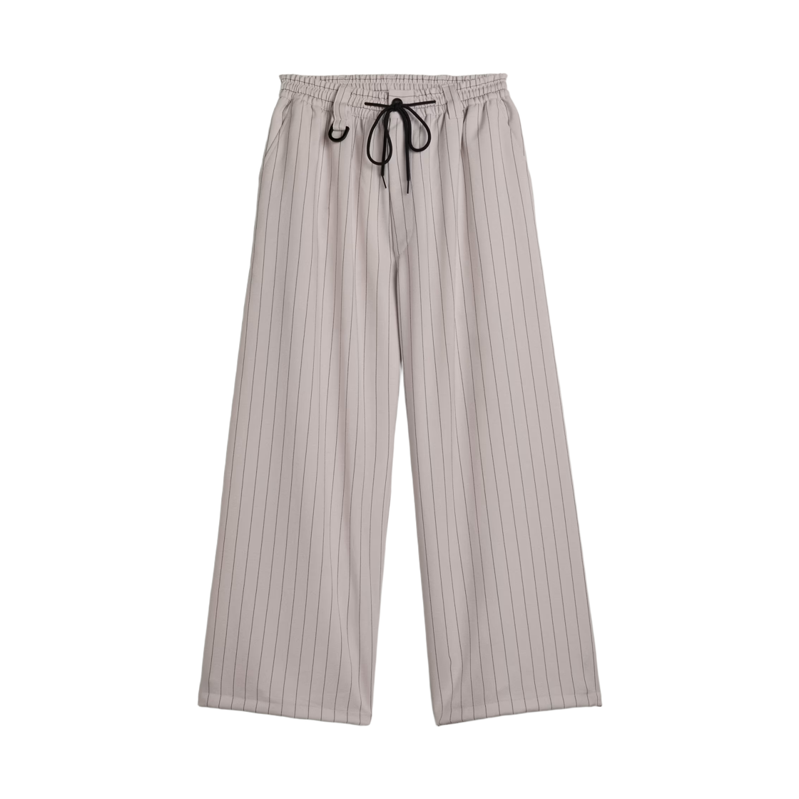 Y-3 스포츠 유니폼 핀스트라이프 트랙 팬츠 초크 펄 블랙(Y-3 Sport Uniform Pinstripe Track Pants Chalk Pearl Black) - 1
