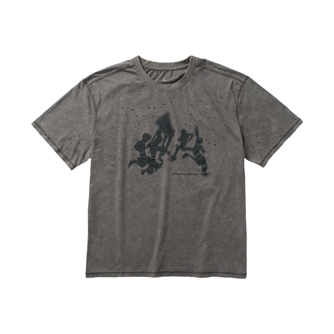 26SSTHT02CH negative split club Airact Mineral Sprint T-Shirt Charcoal