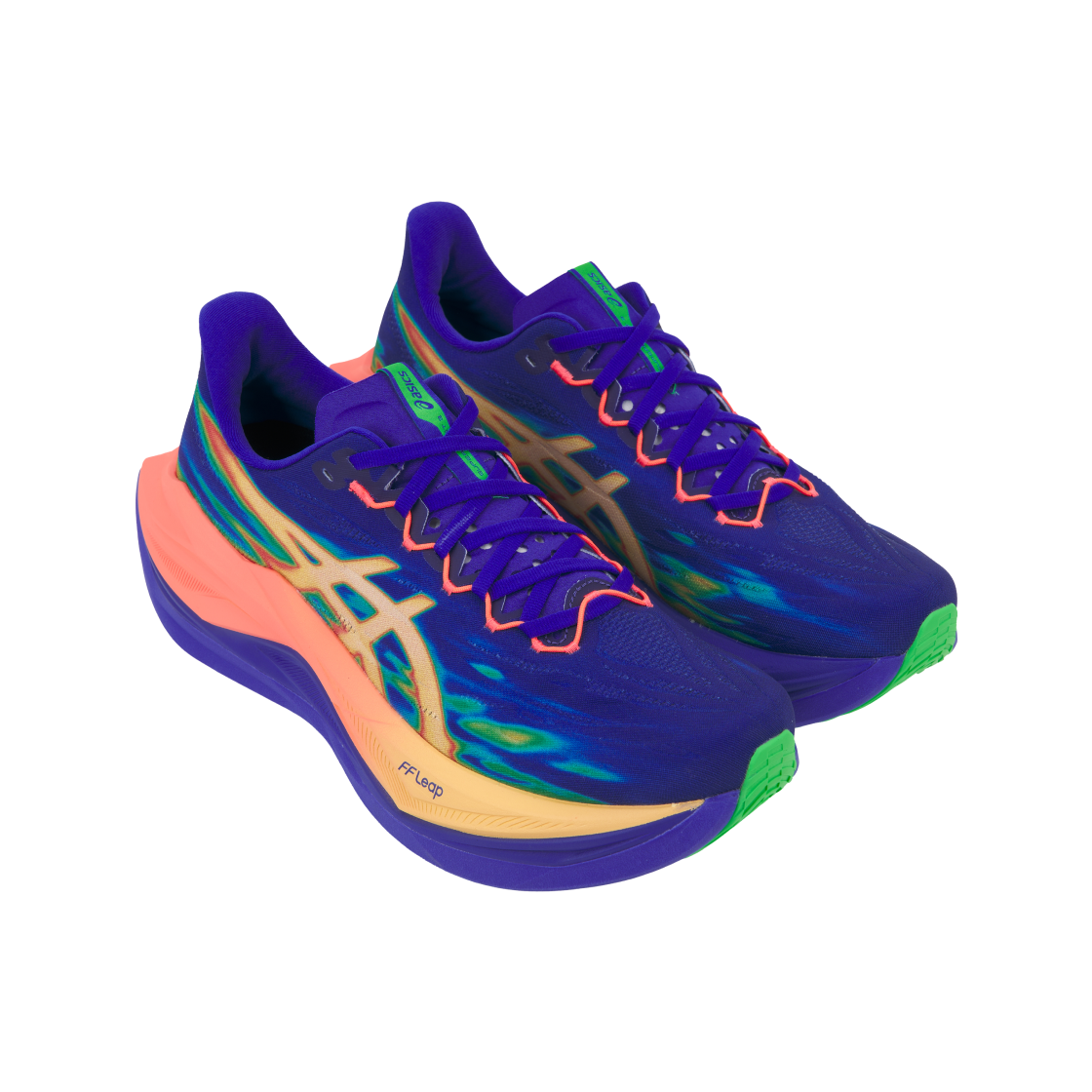 아식스 슈퍼블라스트 3 코발트 버스트 라이트 오렌지(Asics Superblast 3 Cobalt Burst Light Orange) - 4