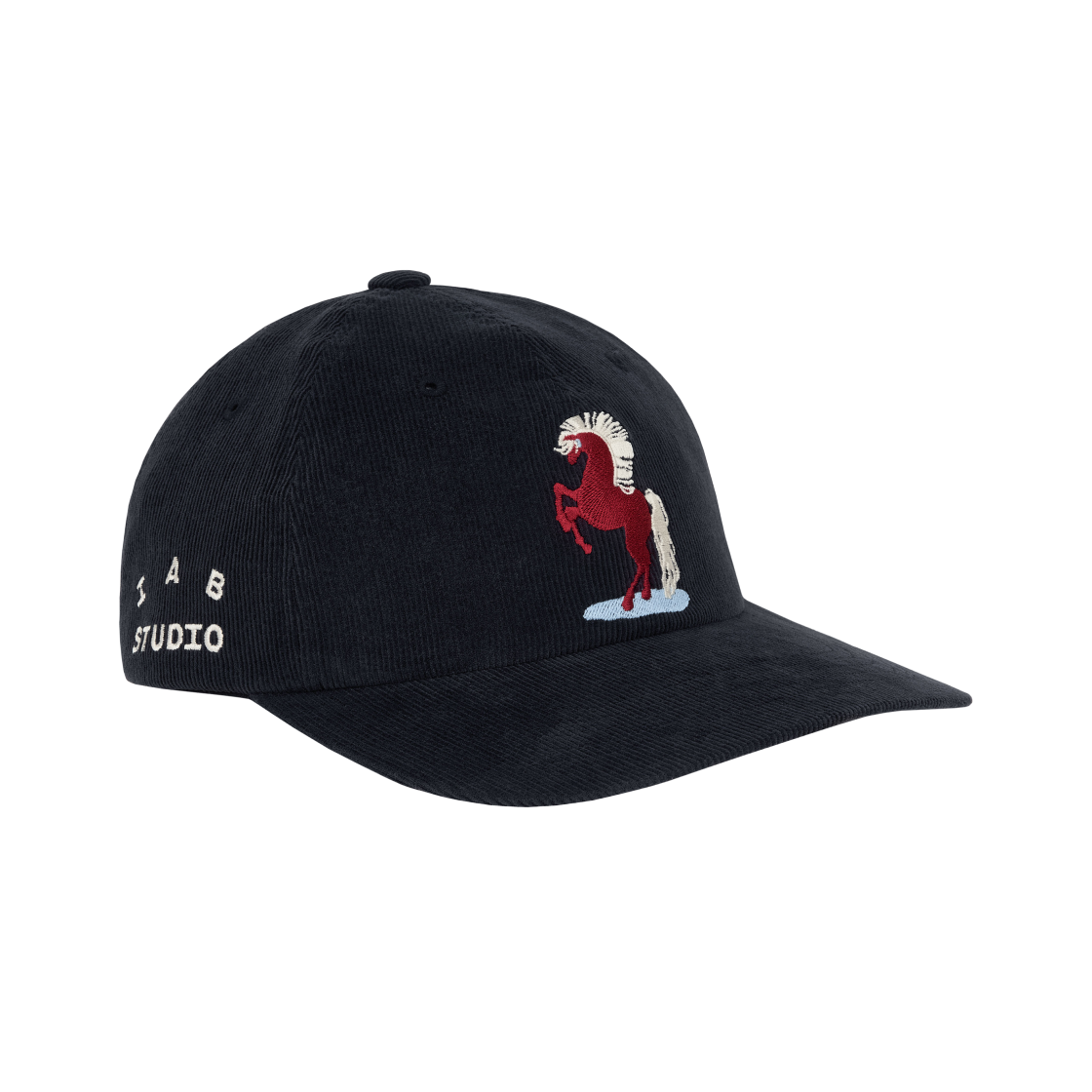 아이앱 스튜디오 레드 홀스 캡 네이비(IAB Studio Red Horse Cap Navy)