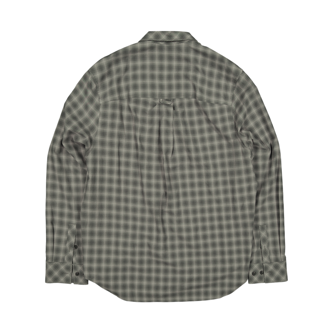 언더마이카 무.168 클래식 로고 세미 레귤러 핏 포켓 체크 셔츠 다크 베이지(Undermycar Mu.168 Classic Logo Semi-Regular Fit Pocket Check Shirts Dark Beige) - 2