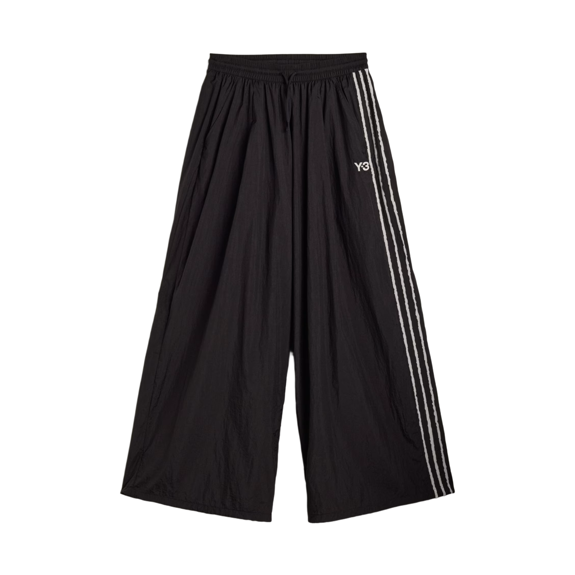 Y-3 로우 엣지 3S 와이드 팬츠 블랙(Y-3 Raw Edge 3S Wide Pants Black)