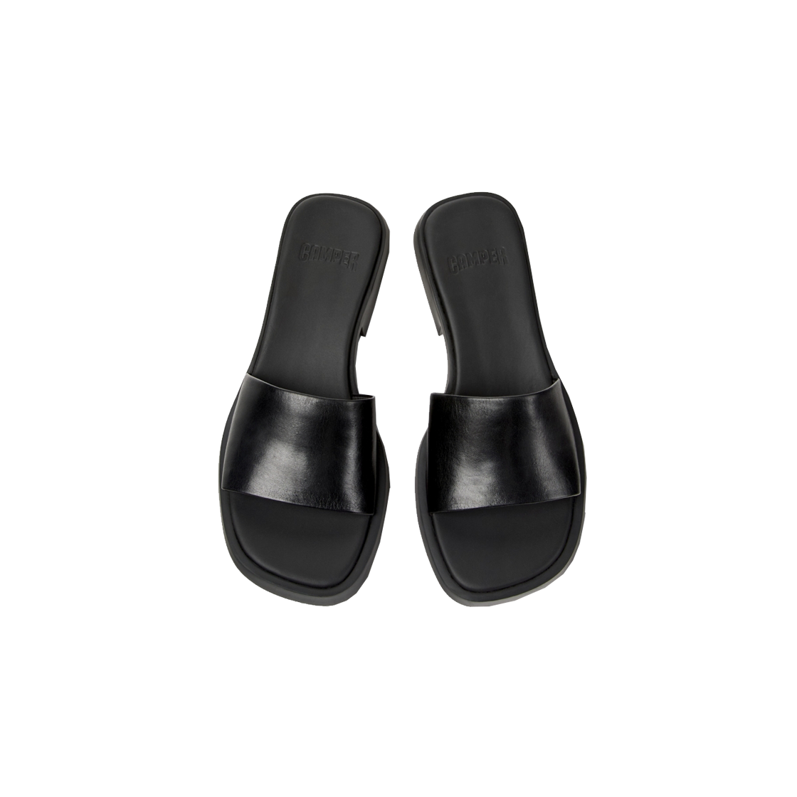 캠퍼 여성 다나 슬리퍼 블랙(Camper Women Dana Slippers Black) - 3