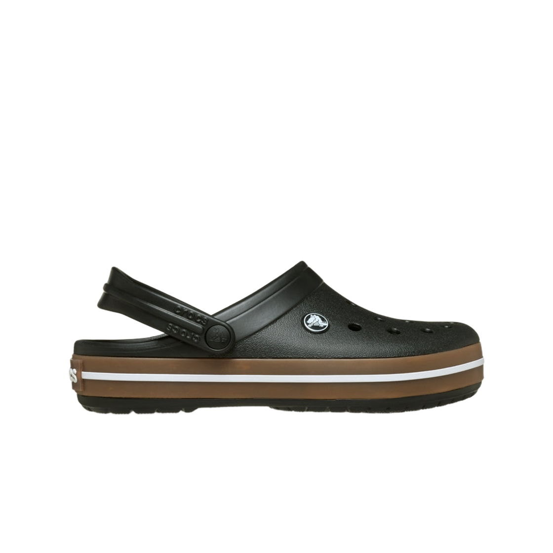 (키즈) 크록스 크록밴드 검 클로그 블랙((Kids) Crocs Crocband Gum Clog Black) - 1