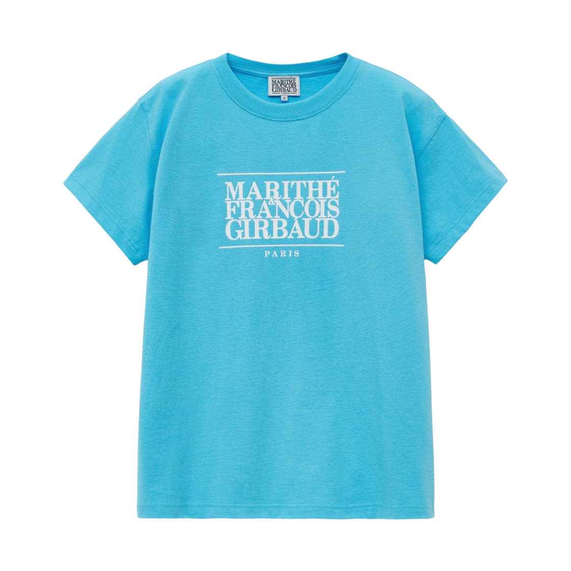 마리떼 프랑소와 저버 클래식 로고 티셔츠 라이트 블루(Marithe Francois Girbaud Classic Logo T-Shirt Light Blue)
