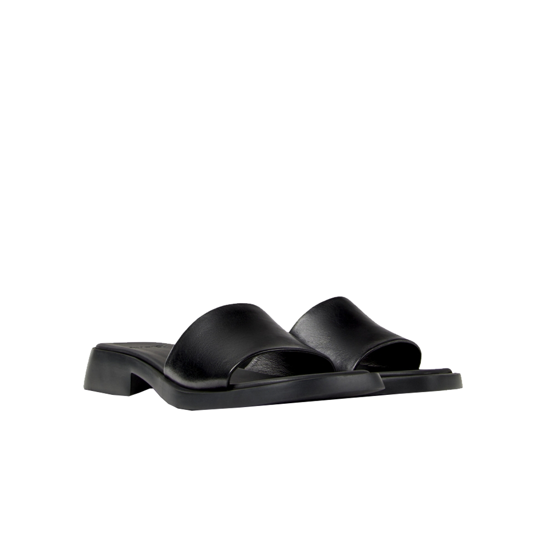 캠퍼 여성 다나 슬리퍼 블랙(Camper Women Dana Slippers Black) - 2