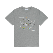 Sansan Gear Throwback T-Shirt Melange Grey