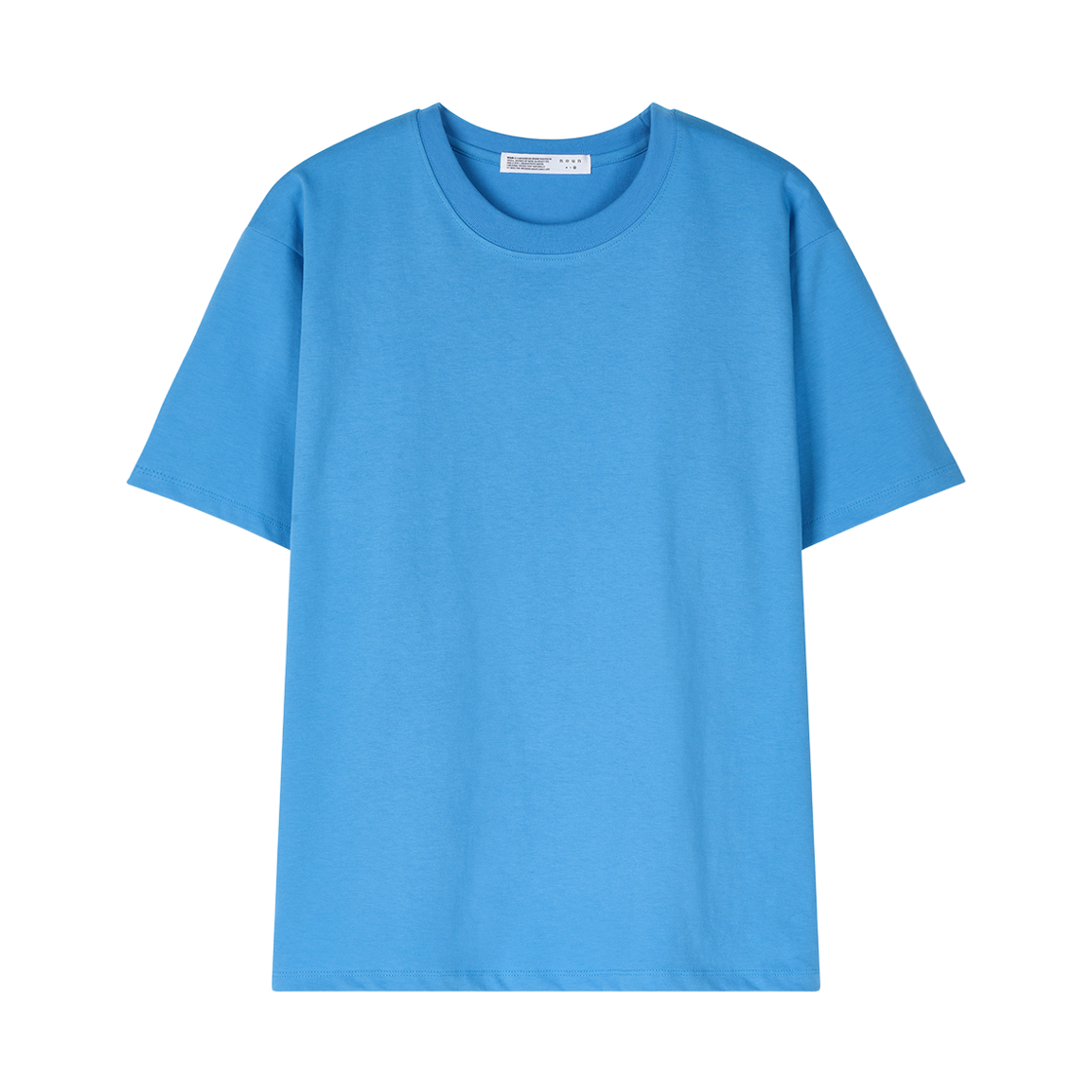 노운 소프트 라운드 티셔츠 블루(noun Soft Round T-Shirts Blue)