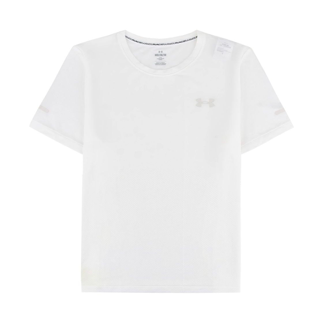 언더아머 UA 심리스 스트라이드 티셔츠 화이트 리플렉티브(Under Armour UA Seamless Stride T-Shirt White Reflective) - 1
