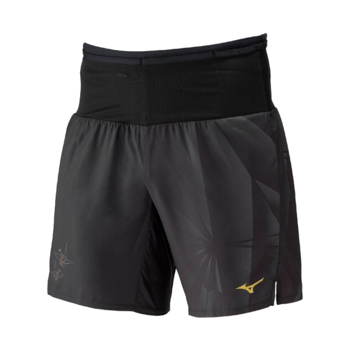 미즈노 러닝 멀티 포켓 플러스 그래픽 7인치 팬츠 블랙(Mizuno Running Multi Pocket Plus Graphic 7 Inch Pants Black) - 1