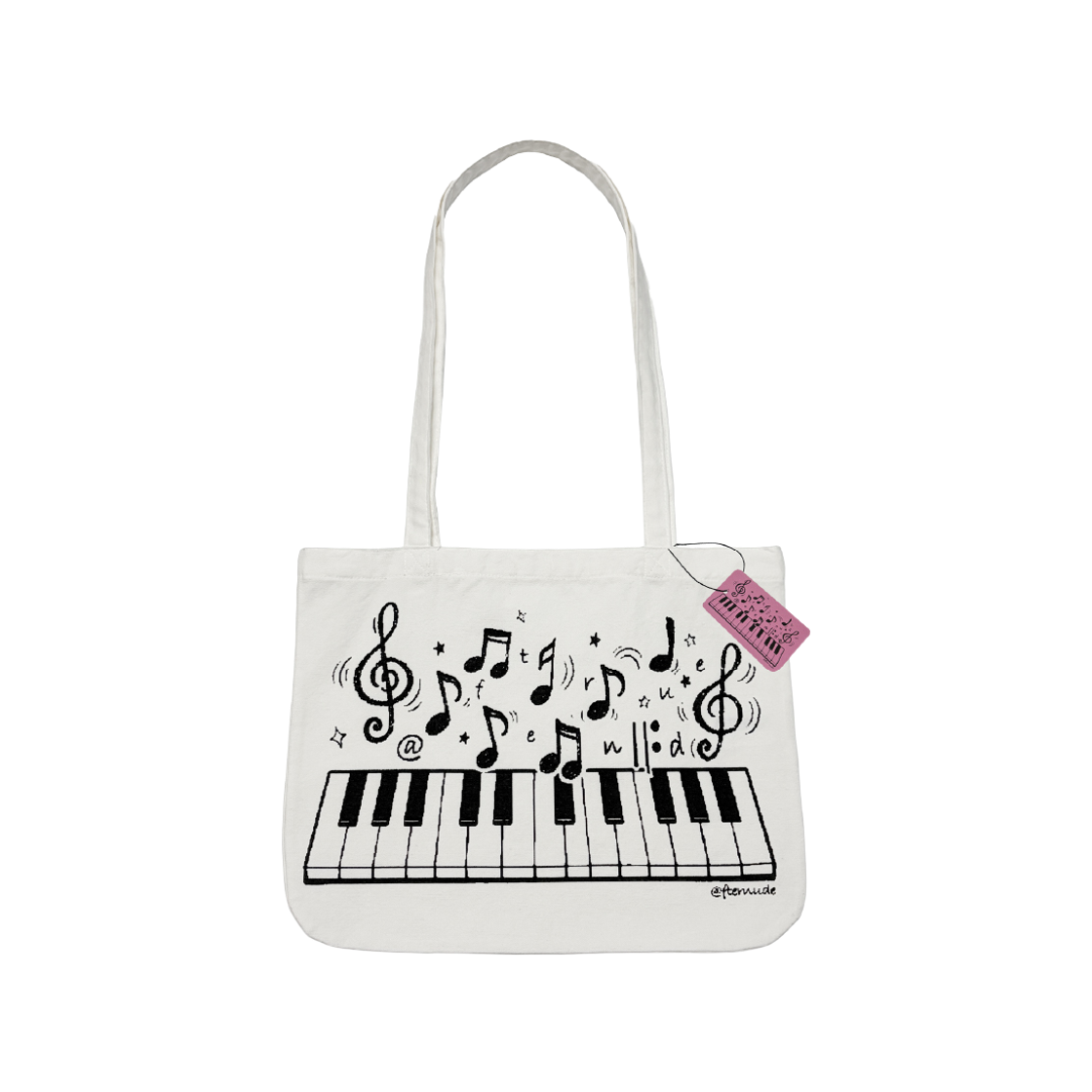 에프터누드 피아노 백 아이보리(Afternude Piano Bag Ivory) - 1