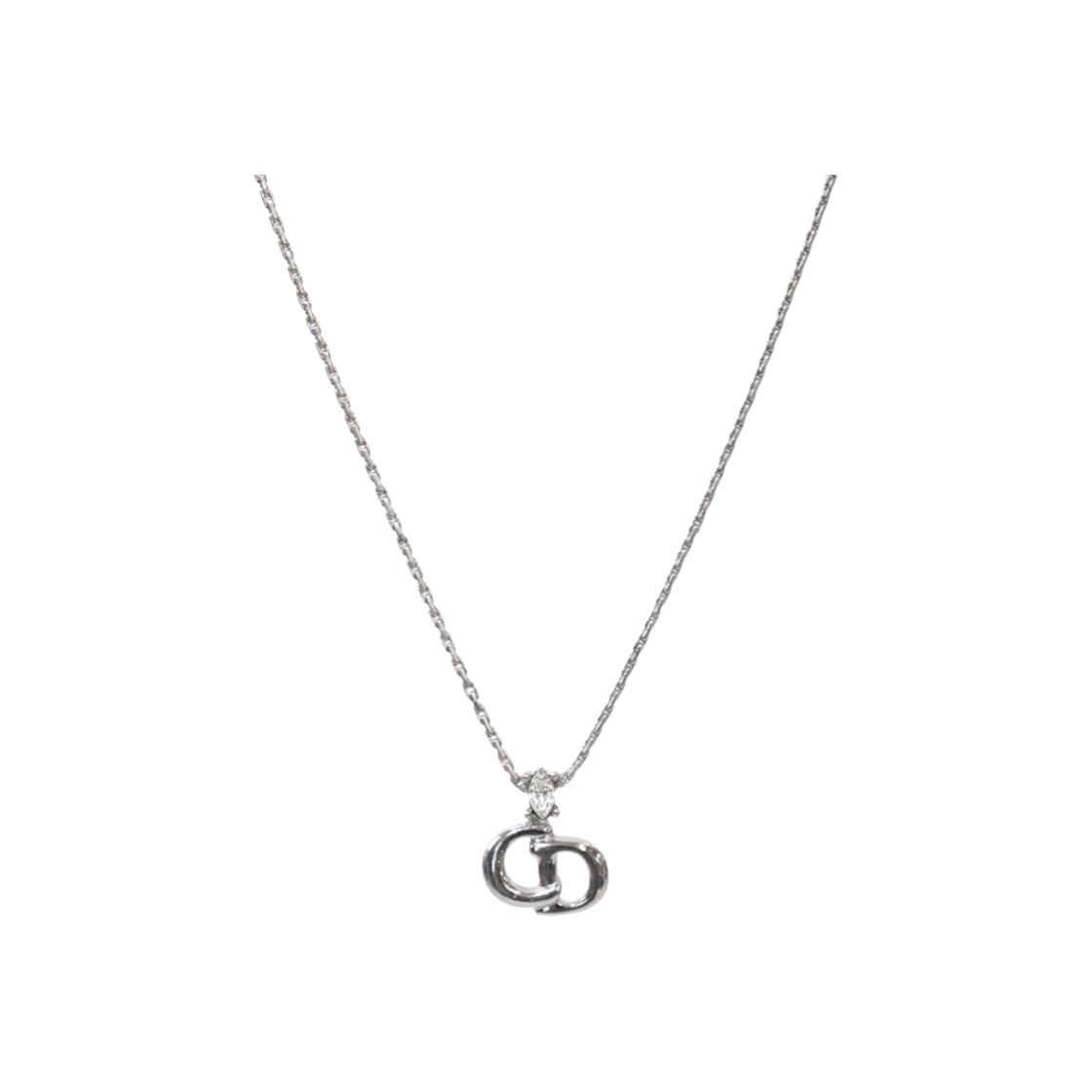 IT8P2ED57VPD Dior Cubic CD Silver Necklace A-B50713