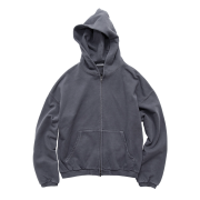 Polyteru Human Index Human Overdyed Zip Hoodie Blue Gray