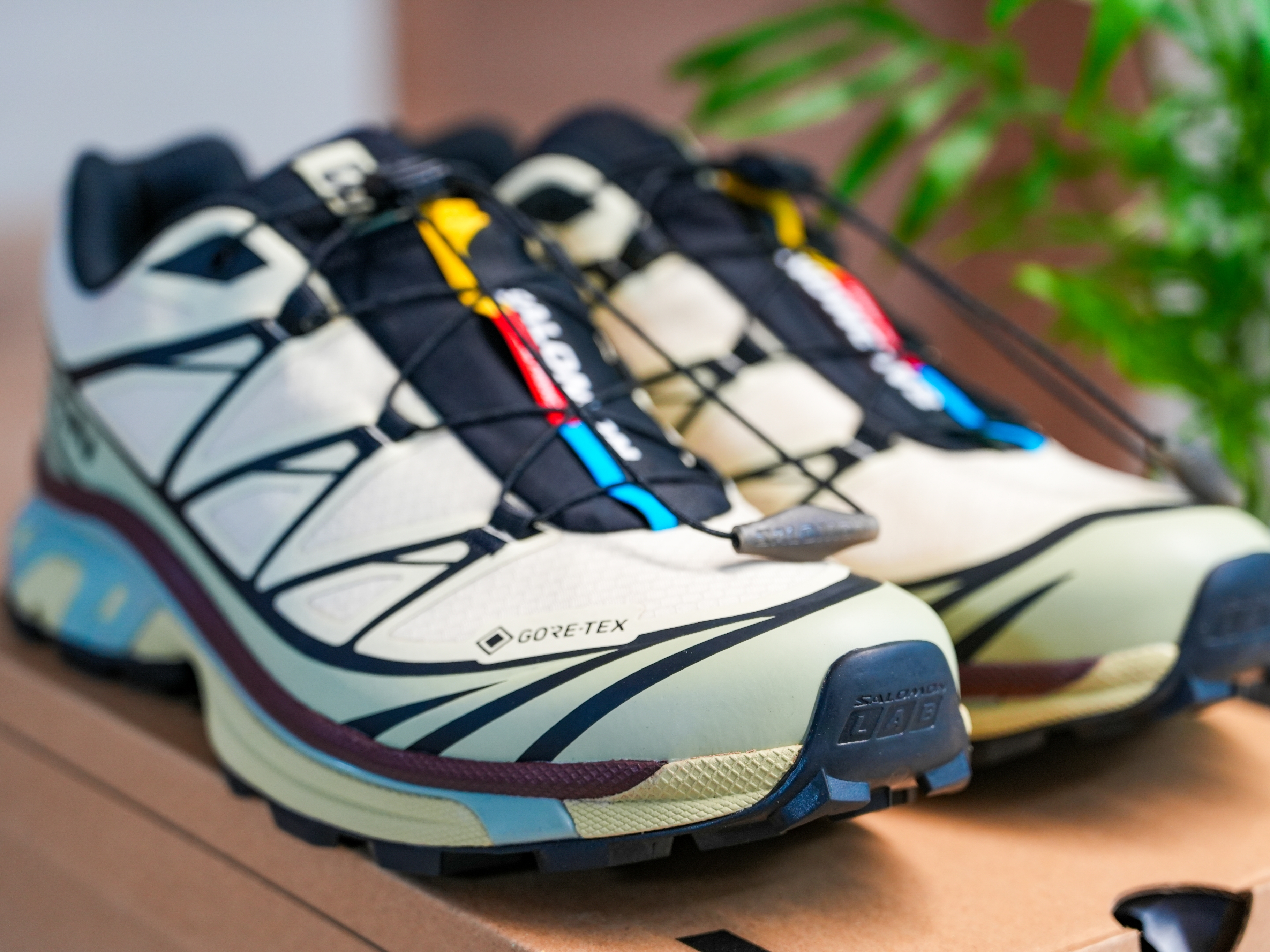 Salomon XT-6 GTX Asparagus Green Tea 착용 스타일 - 7