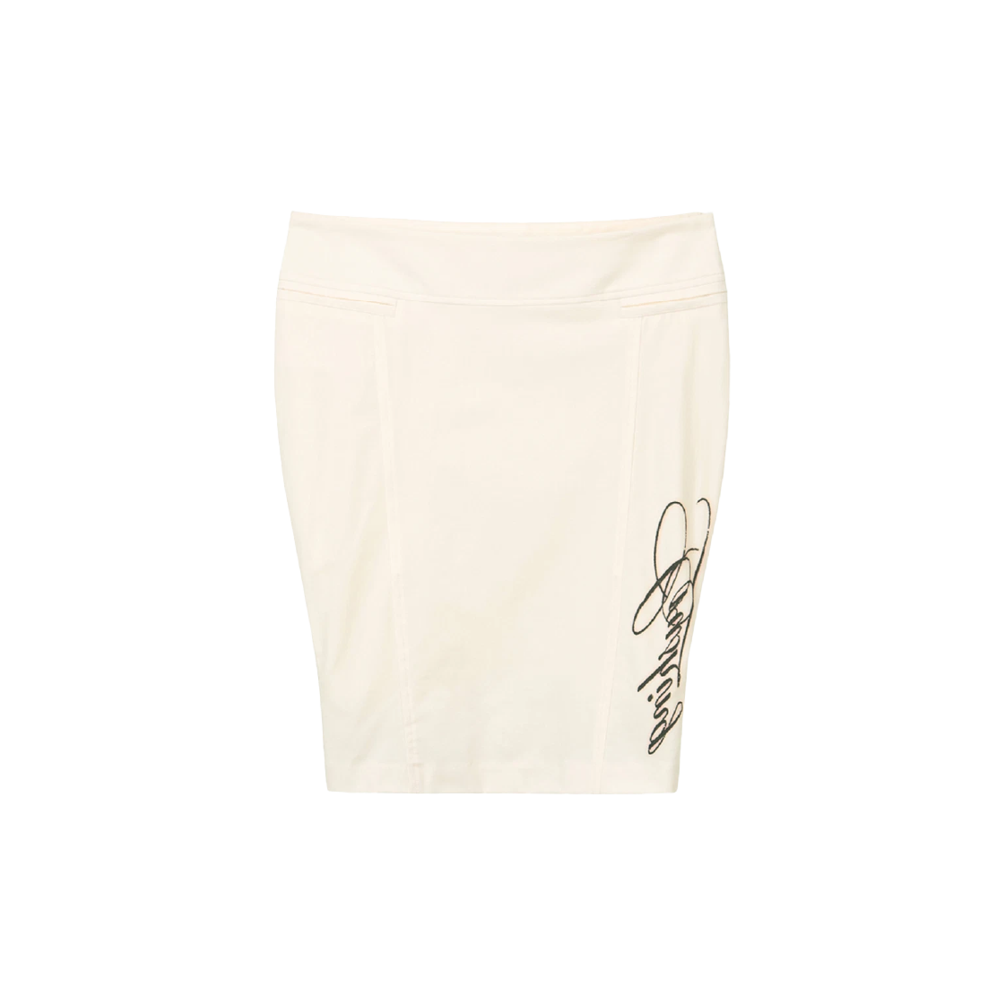 [KREAM 단독] 본네 슬릿 지퍼 스커트 아이보리([KREAM 단독] Bonnae Slit zip skirt Ivory) - 1