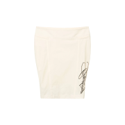 [KREAM 단독] Bonnae Slit zip skirt Ivory