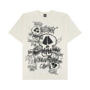 Stussy Skulls Pigment Dyed T-Shirt Natural