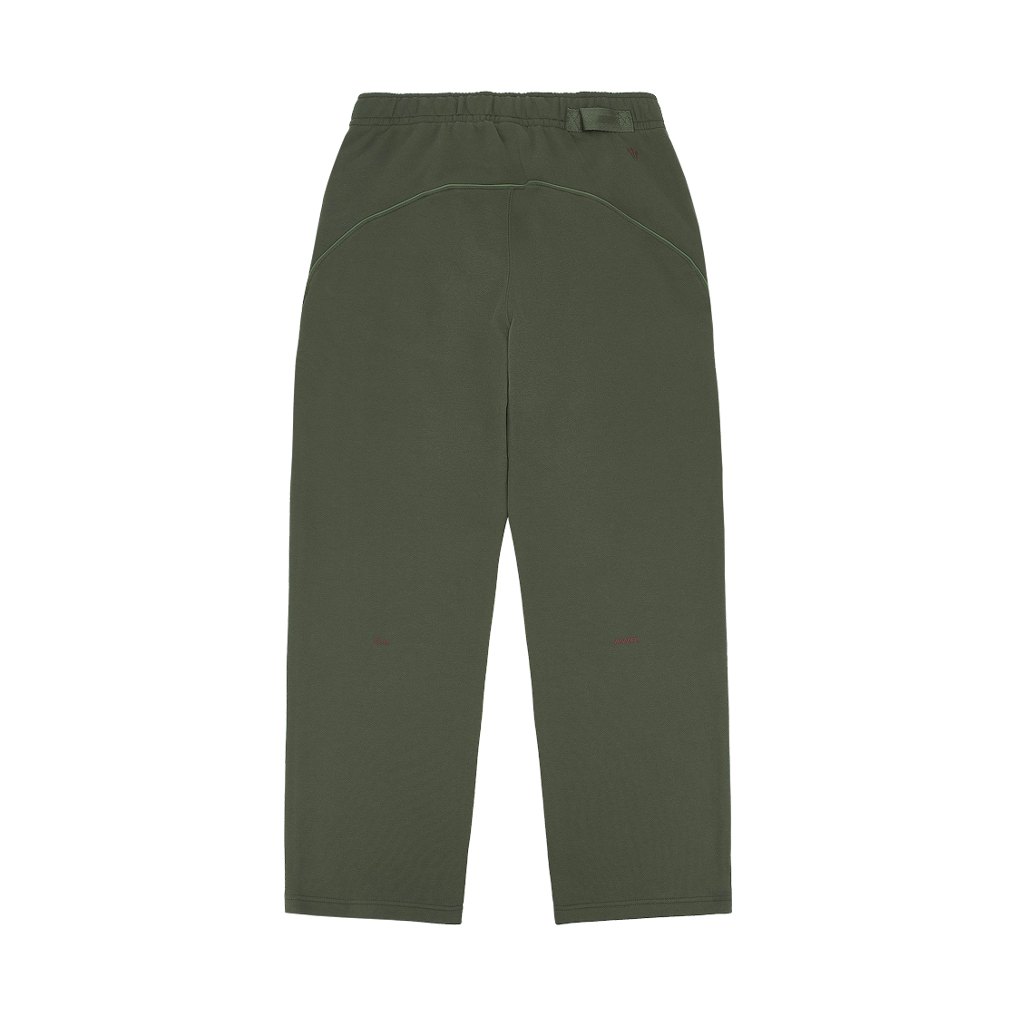 나이키 x 드레이크 녹타 플리스 CS 오픈 헴 스웨트팬츠 카도 카키 팀 레드 (FZ4676-325)(Nike x Drake Nocta Fleece CS Open Hem Sweatpants Cargo Khaki Team Red (FZ4676-325)) - 2
