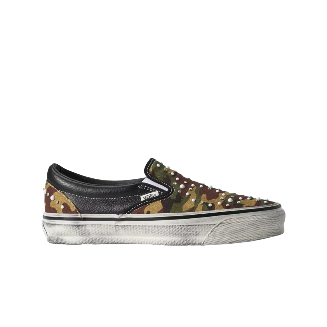 반스 LX 클래식 슬립온 98 펄라이즈드 카모 블랙(Vans LX Classic Slip-On 98 Pearlized Camo Black)