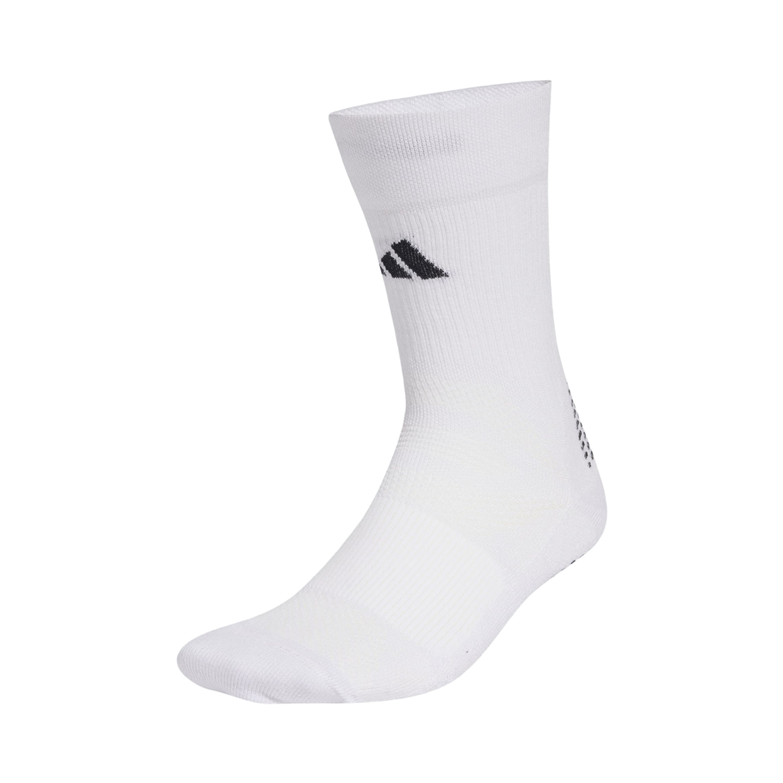 아디다스 풋볼 그립 프린티드 크루 퍼포먼스 쿠션 삭스 화이트 블랙(Adidas Football Grip Printed Crew Performance Cushion Socks White Black) - 1